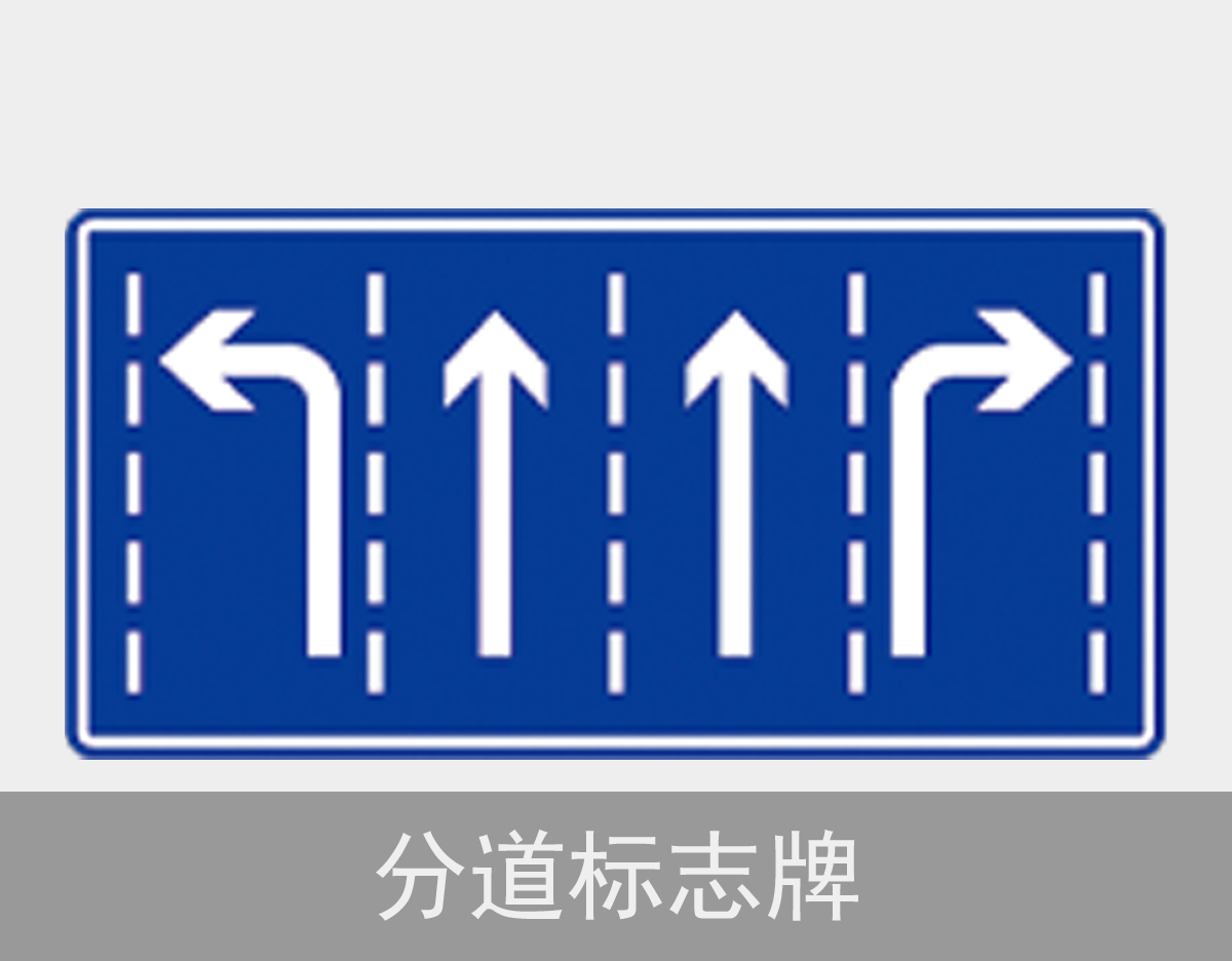 分道标志
